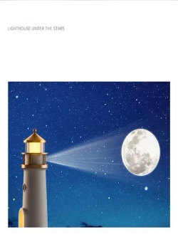 Проекционный светильник для лунного маяка