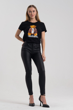 Брюки экокожа