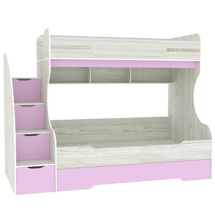 Трехъярусная кровать КарИВи БИГ Винтерберг Ирис