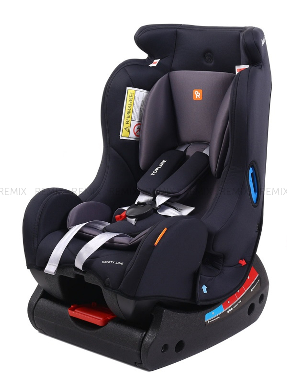 Автокресло LB-718 "Top-Line" Safety Line (Lunar Black) гр. 0-1-2 (0-25 кг)