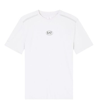 Мужская теннисная футболка EA7 Tennis Pro Crew-Neck - vapor blue