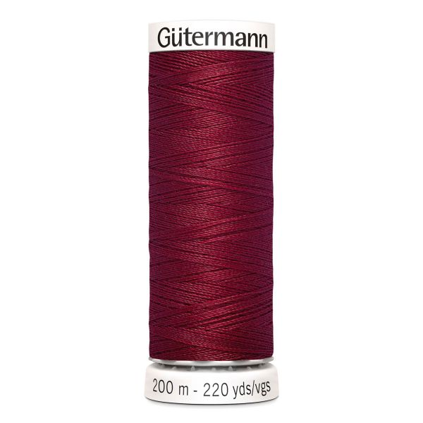Нитки универсальные Gutermann Sew-all 100 (200 метров), 5 кат. | 910 красно-малиновый