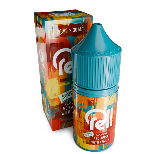 Купить Жидкость Rell Azure Salt 30 мл - Red Apple With Sour Lemon (20 мг)