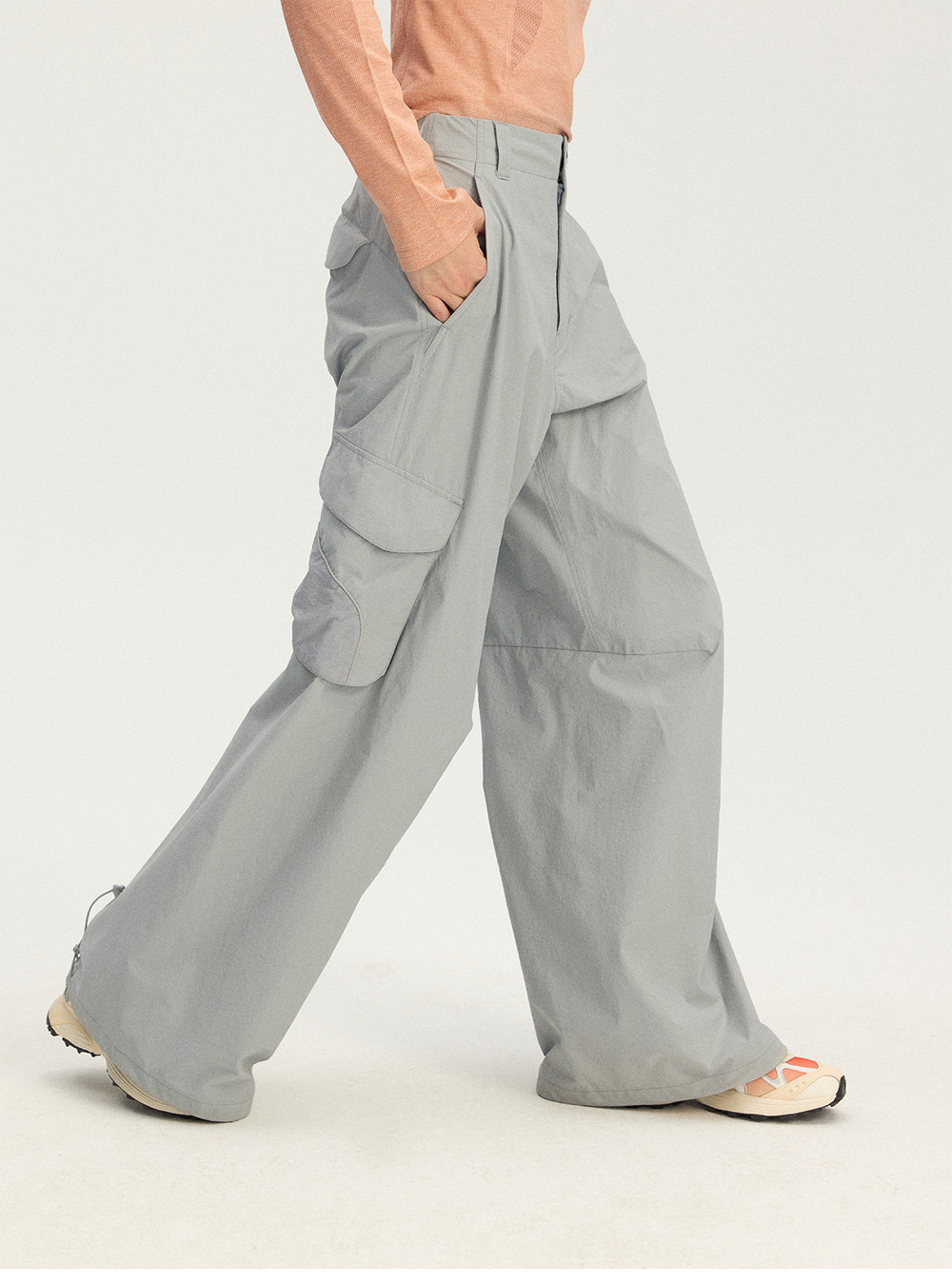 WMNS Штаны Nothomme Monterest Water-Repellent серый