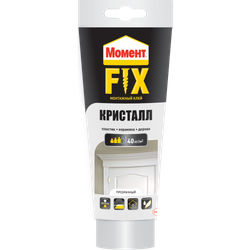 Клей Момент 2574393 Fix Кристалл 185 гр. | Клеи бытовые и универсальные