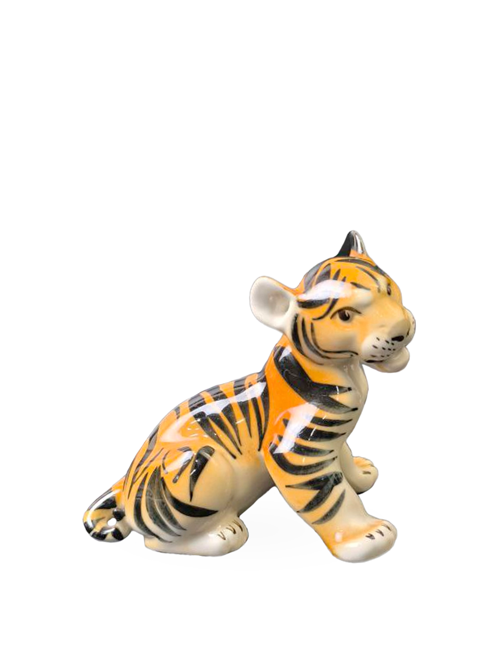 Фарфоровая статуэтка "Тигренок" ЛФЗ