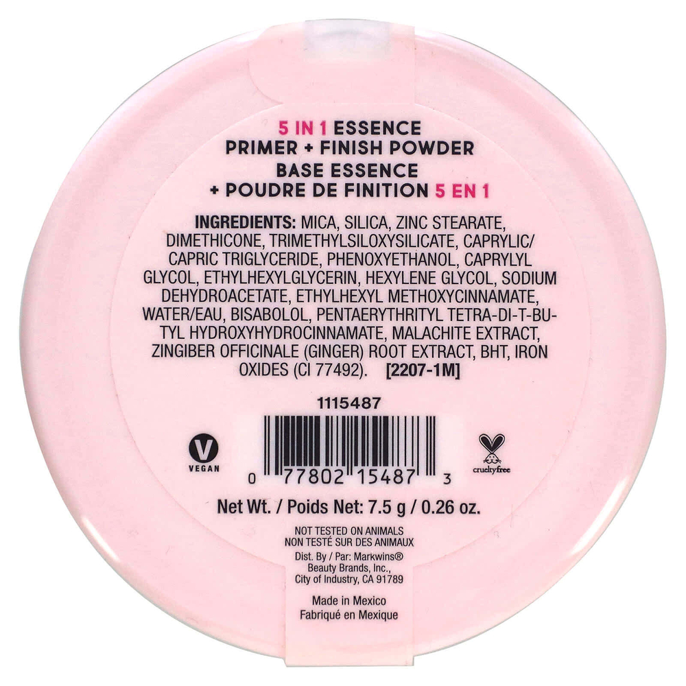 wet n wild, праймер и финишная пудра, 5 в 1, 7,5 г (0,26 унции)