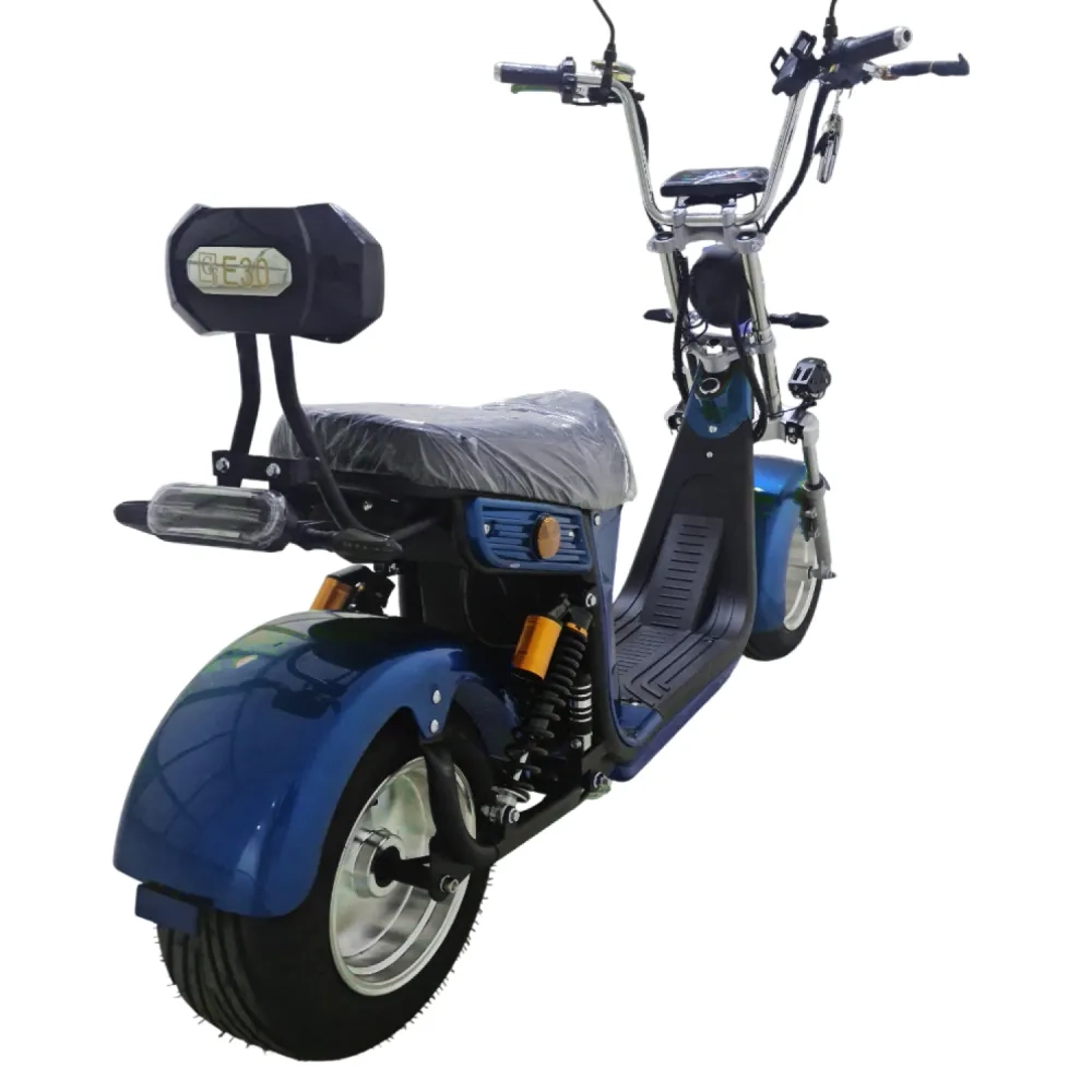 Электроскутер Citycoco GT E30 синий