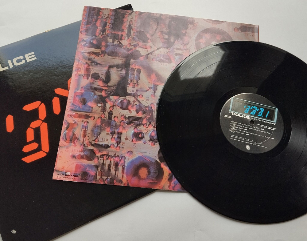 Винтажная виниловая пластинка LP The Police Ghost In The Machine (USA 1981) Invisible Sun