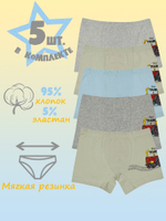Боксеры для мальчика (5 штук в упаковке)