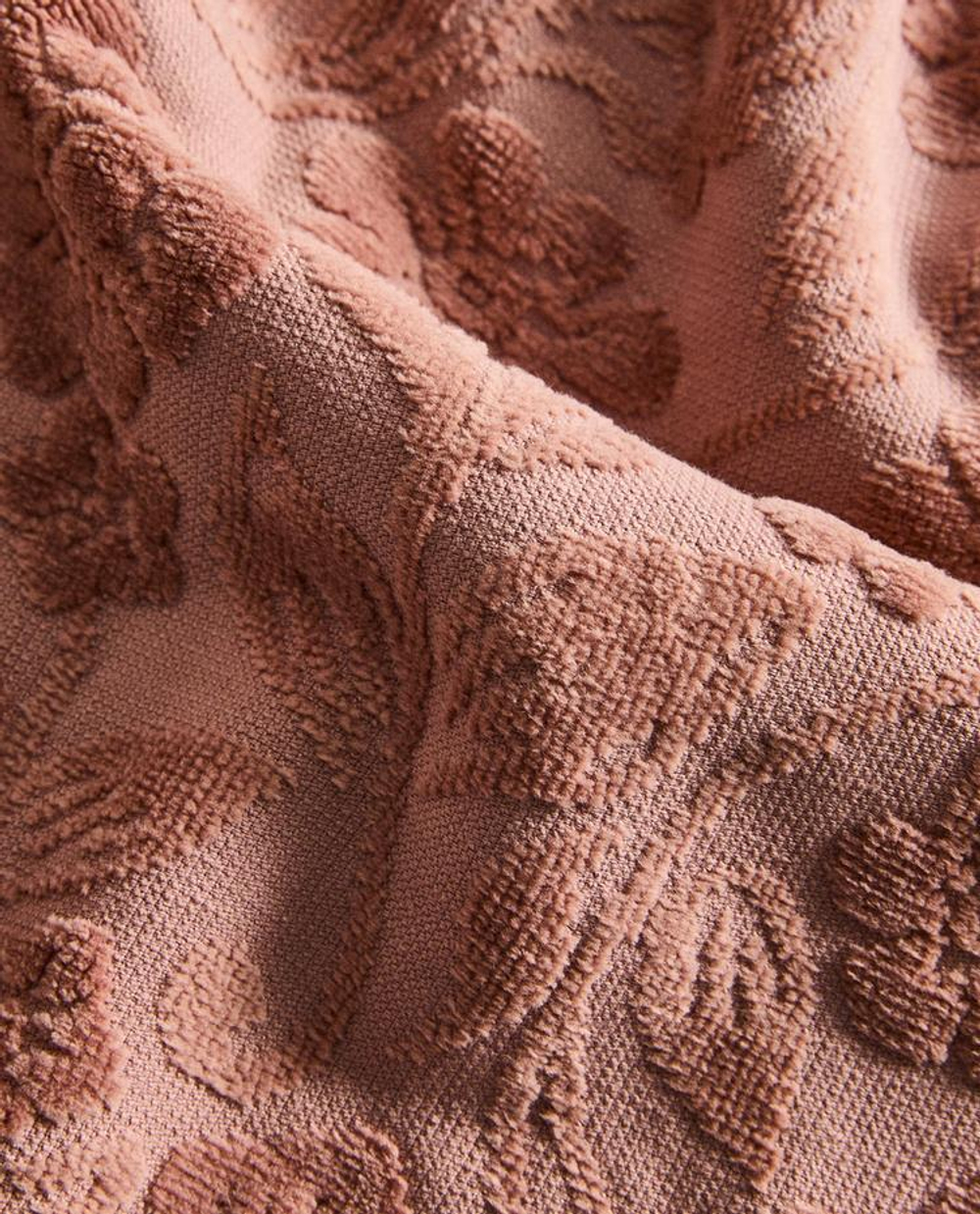 ZARA HOME БАННОЕ ПОЛОТЕНЦЕ С ЦВЕТОЧНЫМ УЗОРОМ, РОЗОВЫЙ