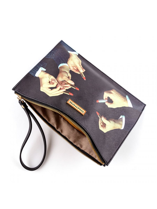 Клатч Lipsticks black