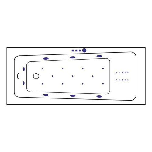 Акриловая ванна 160х70 см Excellent Ava WAEX.Ava16.ULTRANANO.GL белая