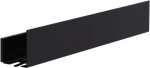 Полка Aquanet Магнум 70x12 черная матовая, с крючками