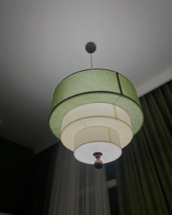 Люстры из текстиля в ретро стиле 🤍