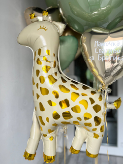 Оливковые воздушные шары на выписку №3377