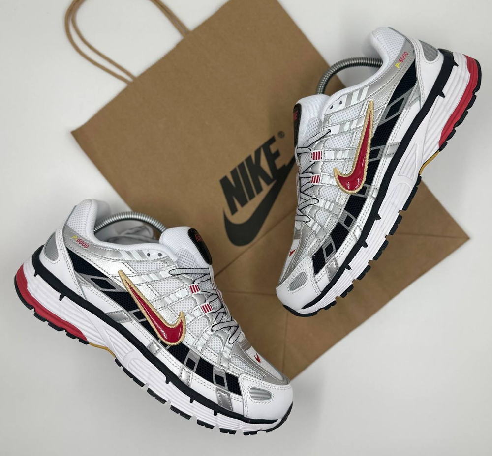 Кроссовки Nike P-6000 #B271 (сер.)