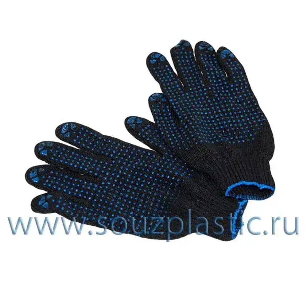 Перчатки ХБ с ПВХ 3 нити 10 класс Точка (комплект 10 шт) Перчатки ХБ с ПВХ 3 нити 10 класс Точка (комплект 10 шт)