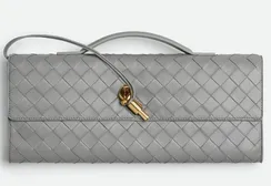 Клатч Bottega Veneta Andiamo Серый