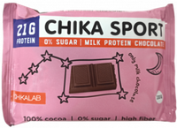 Шоколад протеиновый без сахара &quot;Молочный&quot;, CHIKALAB, 100 г