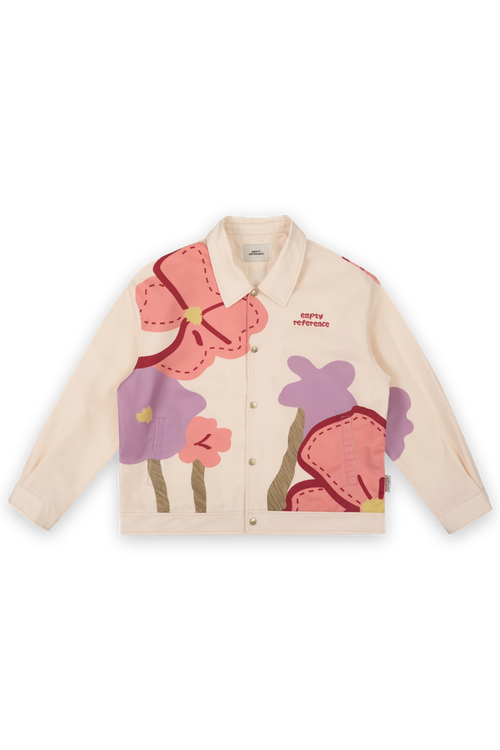 Куртка ER "Abstract Flowers" Jacket with Collar