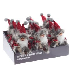 GAEM Дед Мороз подвесной, L12 W5 H18 см (полка 15 см.)