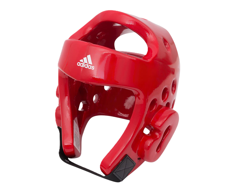 Шлем для тхэквондо Adidas Head Guard Dip Foam WT красный