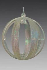 Украшение "Шар, цвет серебро", (162940)