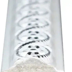 Багет интерьерный 2 шт. декоративный профиль 15*5*1200 Белый с золотом "Афины" (ПИ15А)