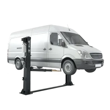 Двухстоечный электрогидравлический подъемник ПГА-5000-НС Синий RAL5017