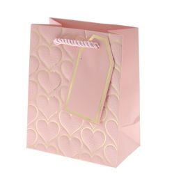 GAEM Пакет подарочный XS (бумага 210г/м2, блок 12шт), L12 W7 H15 см, 4в.