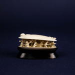 Двустворчатая раковина с миниатюрами внутри