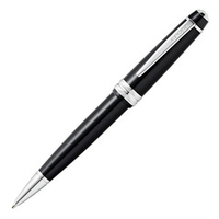 Черная шариковая ручка Cross Bailey Light Black Chrome