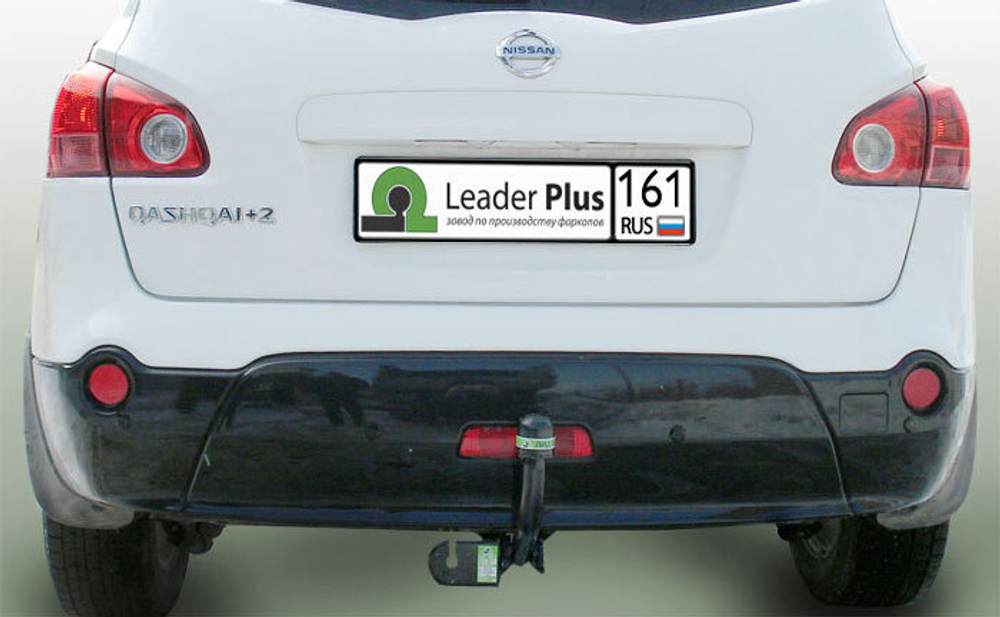 Фаркоп(прицепное) Лидер-Плюс для NISSAN QASHQAI, QASHQAI +2 (J10/J11) 2007 - 2014 / 2014 -2018 / 2019 - ...(паспорт и сертификат в комплекте)(без электрики)N121-A