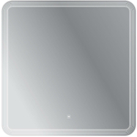 Зеркало Cezares Duet 80 CZR-SPC-DUET-800-800-LED-TCH с подсветкой с лазерной гравировкой и сенсорным выключателем
