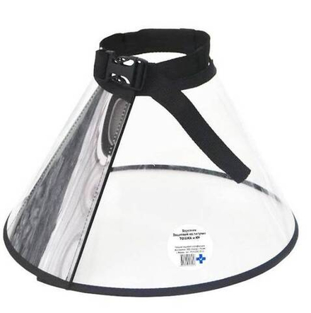 Воротник защитный на липучке с ошейником №10