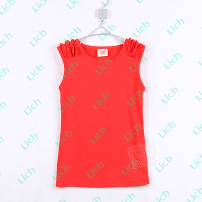 Сарафан детский с рюшами на плечах