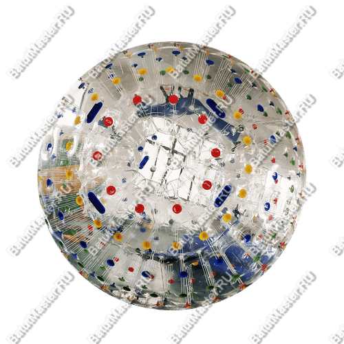 Гидро/аква зорб ТПУ с цветными держателями, 2 сидения, 3 м.