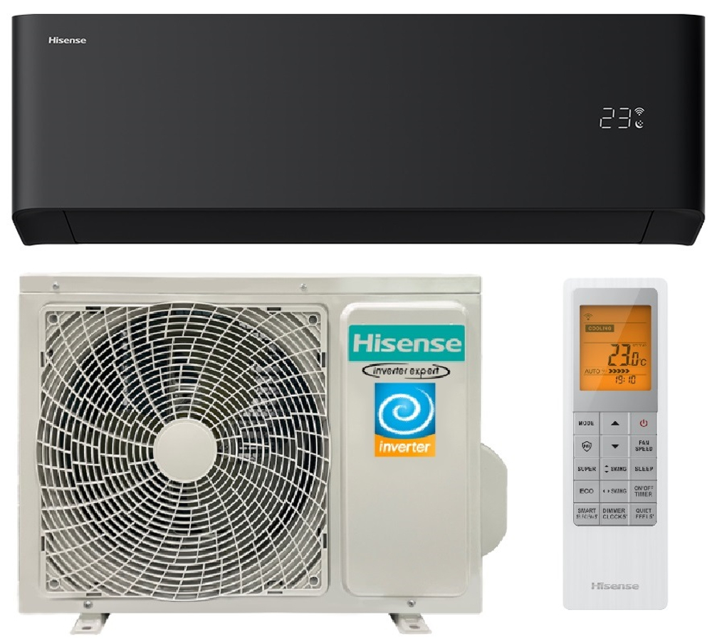 Кондиционер Hisense Vibe Pro Carbon AS-10UW4RLCHB00(B) DC Inverter