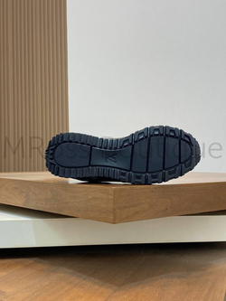 Кроссовки Louis Vuitton Run Away мужские черные с принтом