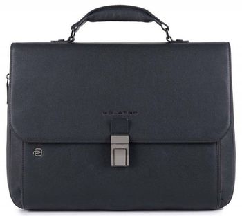 Портфель Piquadro Black Square синий кожа (CA3111B3/BLU)