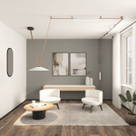 DK5571-BK Cветильник для трека-ремня Belty, серия Grill, со светодиодом, L323*W40*H45, 48V DC, 12W, RA90, 24°, 3000K, IP20, черный, алюминий