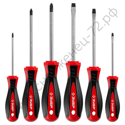 ЗУБР Мастер-6 6 предм., Набор отвёрток (25066)