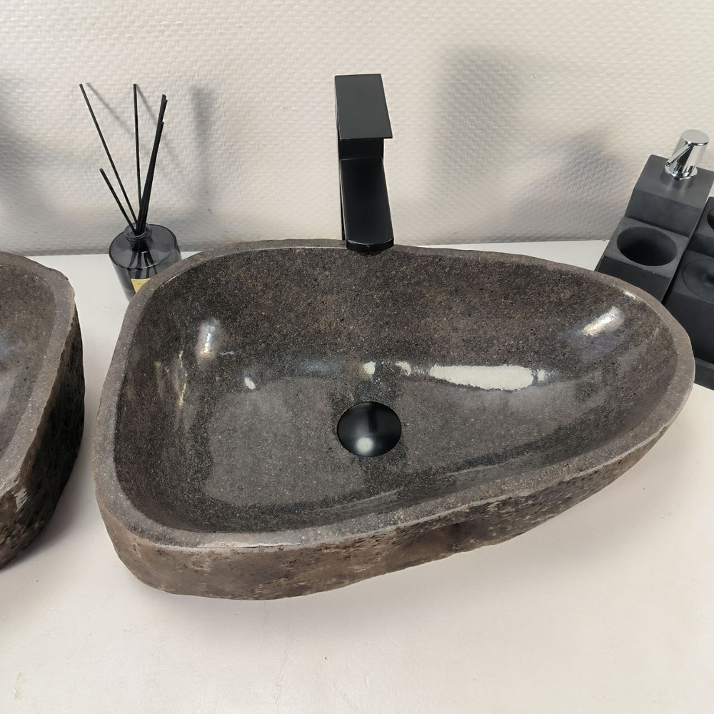 Раковина из речного камня ПАРА! RS-64964 53*34*14 0866
