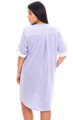 Халат-Рубашка кулирка М252