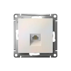 Розетка телефонная 1-м СП AtlasDesign RJ11 механизм жемчуж. SE ATN000481