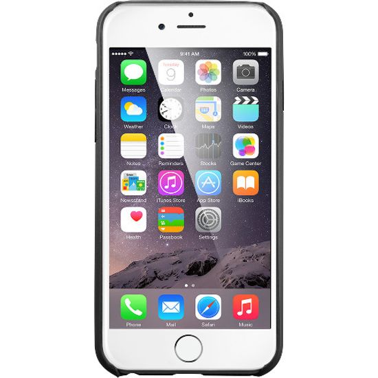 Купить кожаную накладку для iPhone 6 и 6s Sgp Spigen Case Leather Fit Black SGP11354