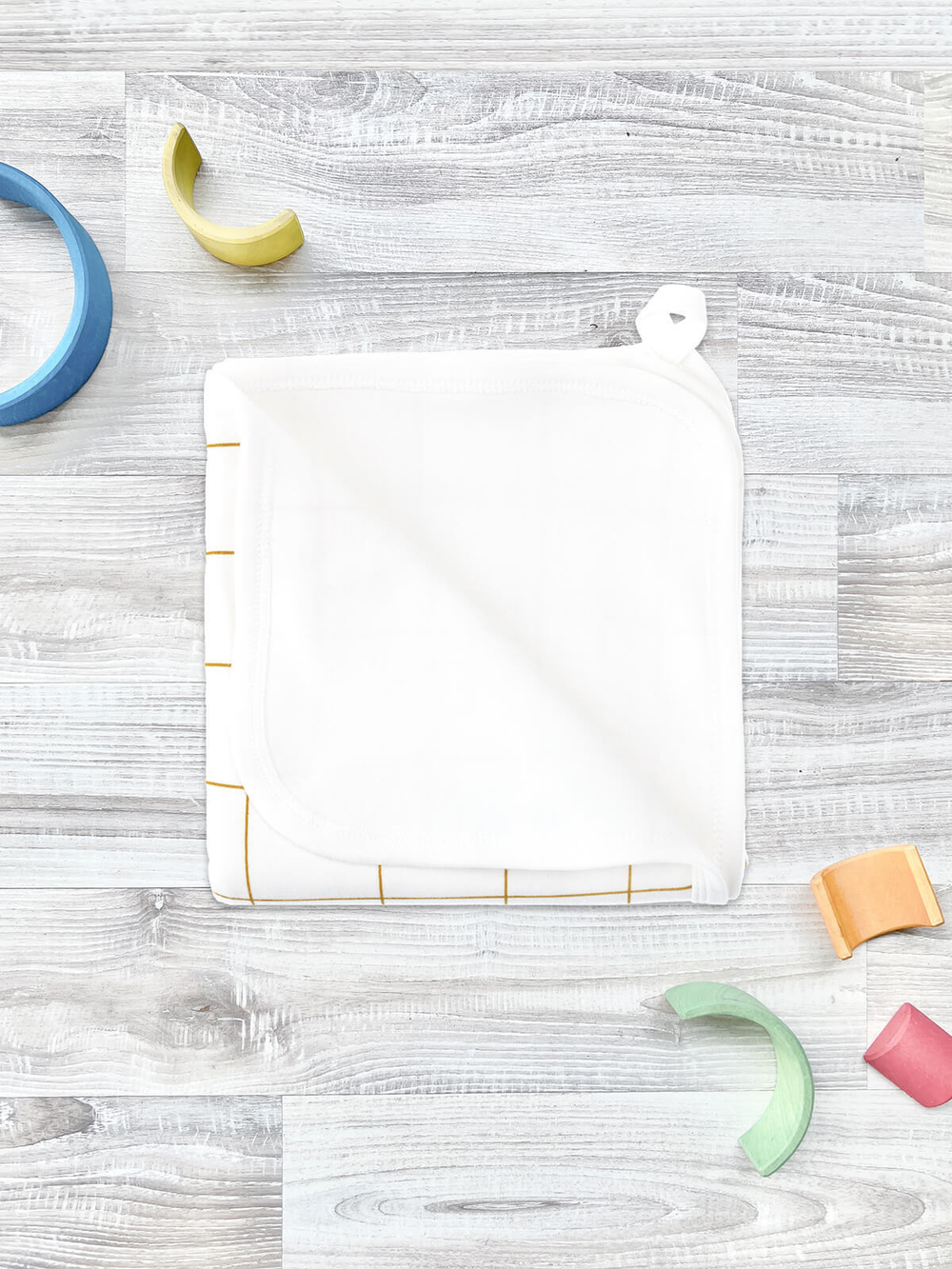 Двусторонний плед Mjölk Клетка