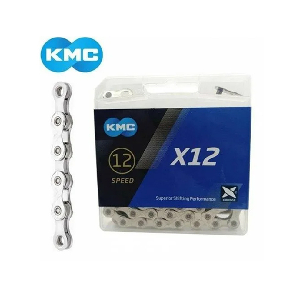 Цепь 1/2"x11/128", 126 зв, 12 скор, серебристая, с замком, инд упX-12