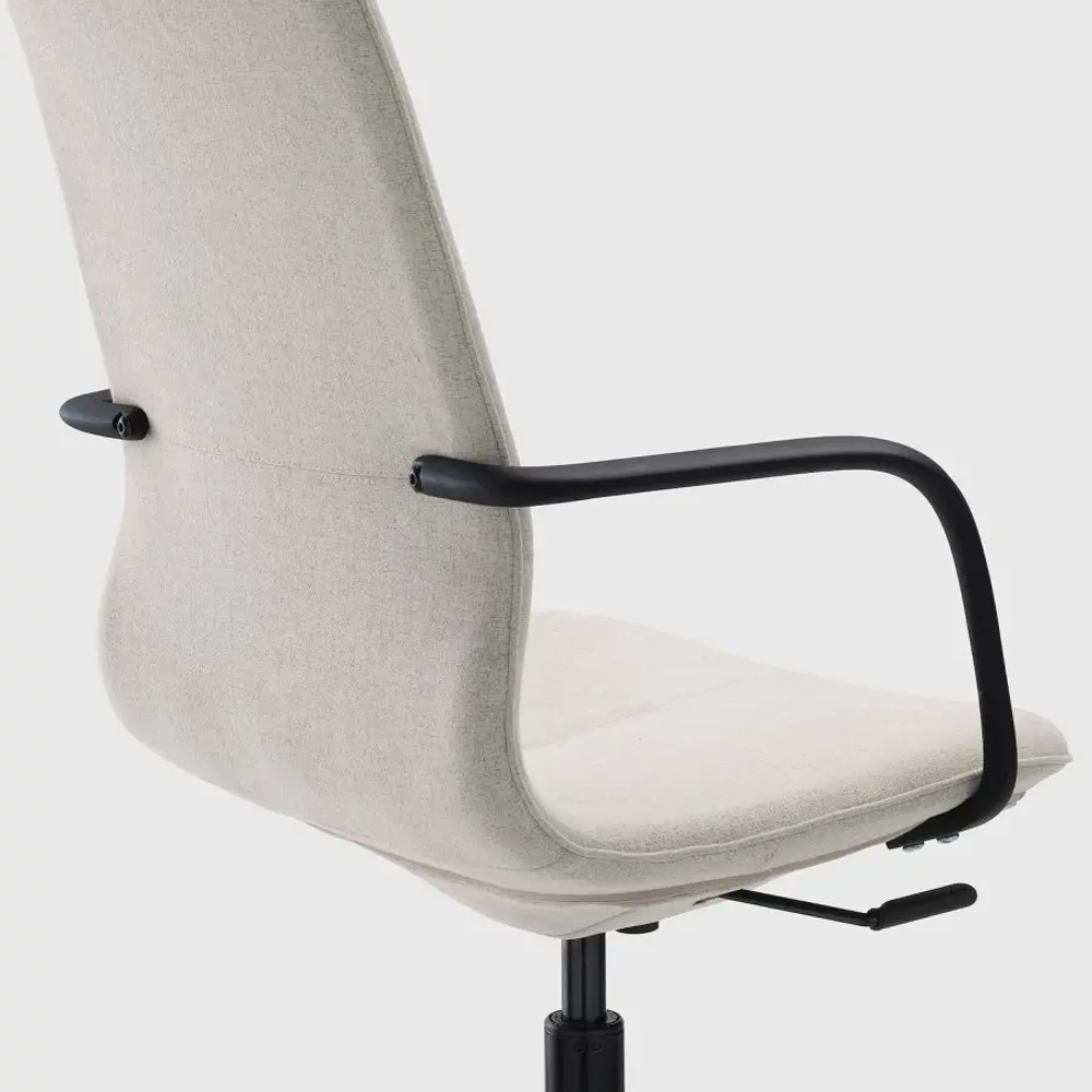 Офисный стул - IKEA LÅNGFJÄLL/LANGFJALL, 68x68x104см, белый, ЛОНГФЬЕЛЛЬ ИКЕА